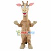 Surprised The Adult Giraffe Mascot Costume
