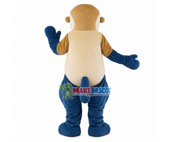 Calm The Elder Monkey Mascot Costume Calm The Elder Monkey Mascot Costume