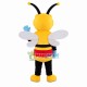 Adult Cartoon Red-nosed Bee Mascot Costume Adult Cartoon Red-nosed Bee Mascot Costume
