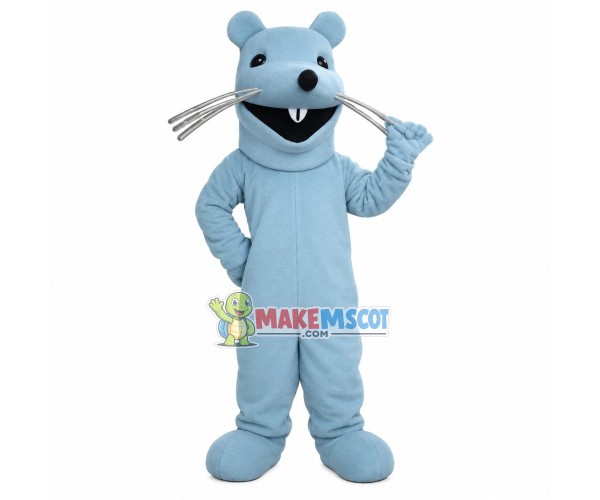 Sure Light Blue Gopher Mascot Costume Sure Light Blue Gopher Mascot Costume