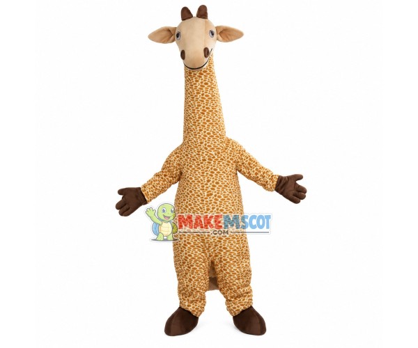 Giraffe Stretching Limbs Mascot Costume
