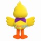 Yellow Duck With Thick Lips Mascot Costume