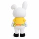 Jolly Huge White Groundhog Mascot Costume