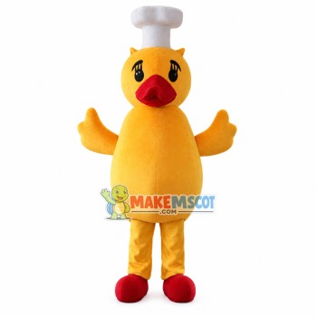 The Slim Chef Yellow Duck Mascot Costume