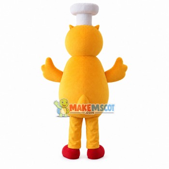 The Slim Chef Yellow Duck Mascot Costume The Slim Chef Yellow Duck Mascot Costume