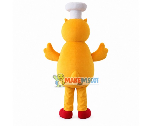 The Slim Chef Yellow Duck Mascot Costume