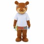 Smile Face Casual Bear Mascot Costume