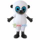 Light Soft White Baby Monkey Mascot Costume Light Soft White Baby Monkey Mascot Costume