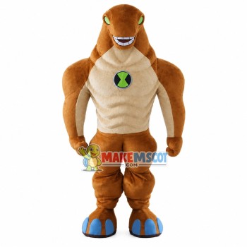 Physically Strong Horrifying Dinosaur Mascot Costume