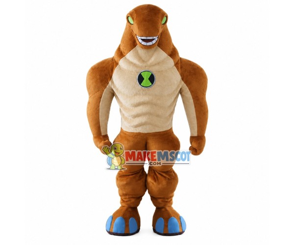 Physically Strong Horrifying Dinosaur Mascot Costume Physically Strong Horrifying Dinosaur Mascot Costume