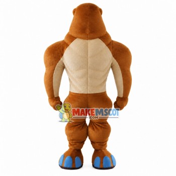 Physically Strong Horrifying Dinosaur Mascot Costume Physically Strong Horrifying Dinosaur Mascot Costume