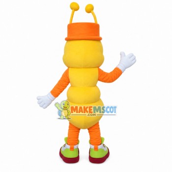 Positive The Yellow Ant Mascot Costume Positive The Yellow Ant Mascot Costume