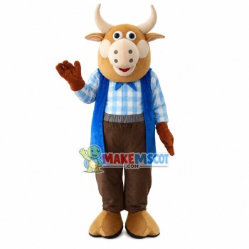 The Cattle of Global Food Company Mascot Costume The Cattle of Global Food Company Mascot Costume