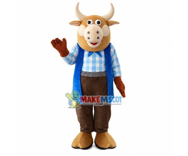 The Cattle of Global Food Company Mascot Costume The Cattle of Global Food Company Mascot Costume