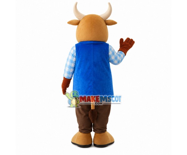 The Cattle of Global Food Company Mascot Costume The Cattle of Global Food Company Mascot Costume
