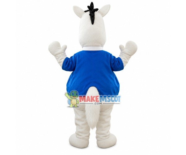White Horse Principal of High School Mascot Costume