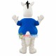White Horse Principal of High School Mascot Costume