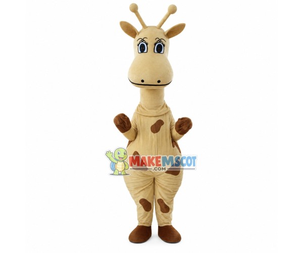 Disappointed Baby Giraffe Mascot Costume