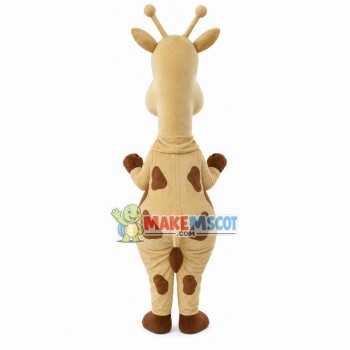 Disappointed Baby Giraffe Mascot Costume Disappointed Baby Giraffe Mascot Costume