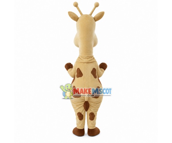Disappointed Baby Giraffe Mascot Costume Disappointed Baby Giraffe Mascot Costume