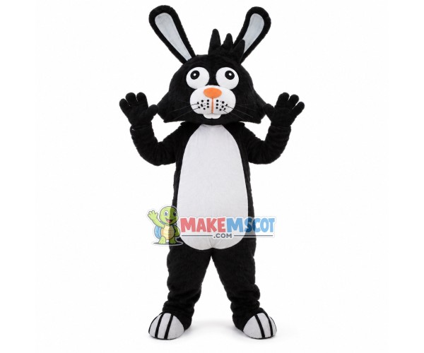 Black Rabbit Mascot Costume For Adult Black Rabbit Mascot Costume For Adult