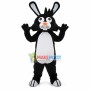Black Rabbit Mascot Costume For Adult