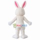 Fluffy Rabbit With Different Length Ears Mascot Costume Fluffy Rabbit With Different Length Ears Mascot Costume