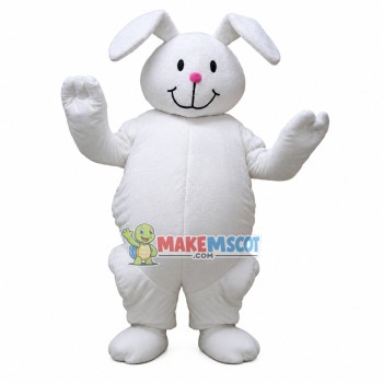 Rabbit With Inflated Body Mascot Costume