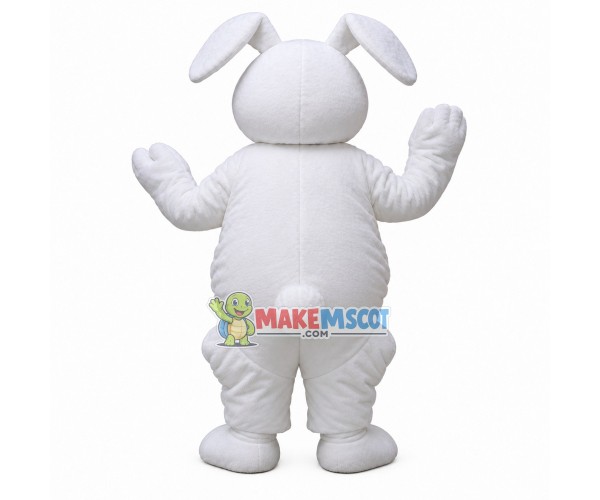 Rabbit With Inflated Body Mascot Costume Rabbit With Inflated Body Mascot Costume