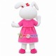 Bunny Sister In Lace Dress Mascot Costume Bunny Sister In Lace Dress Mascot Costume
