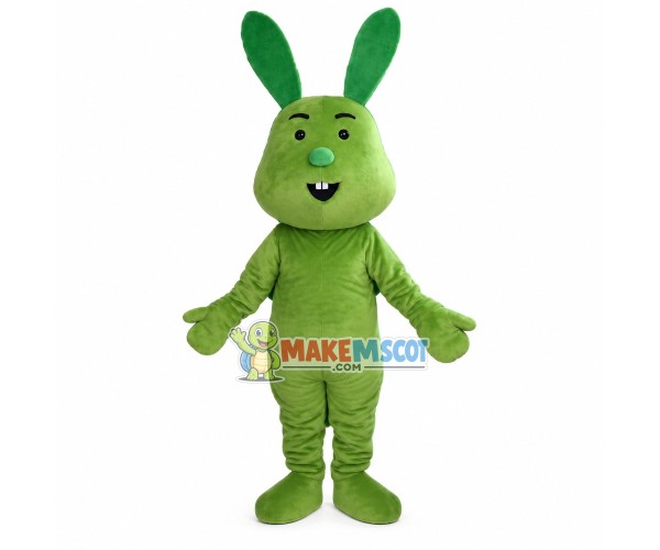 The Whole Green Rabbit Mascot Costume