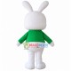 Pleasant Cartoon White Rabbit Mascot Costume Pleasant Cartoon White Rabbit Mascot Costume