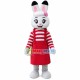 Beautifully Dressed Beauty Rabbit Mascot Costume Beautifully Dressed Beauty Rabbit Mascot Costume