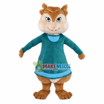 Energetic Little Chipmunk Mascot Costume Energetic Little Chipmunk Mascot Costume