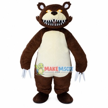 Terrible Violent Bear With Sharp Claws Mascot Costume