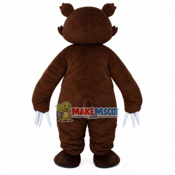 Terrible Violent Bear With Sharp Claws Mascot Costume Terrible Violent Bear With Sharp Claws Mascot Costume