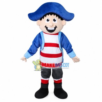 Naughty Boy In the Boat Hat Mascot Costume