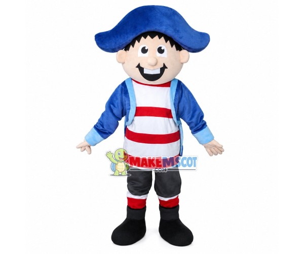 Naughty Boy In the Boat Hat Mascot Costume