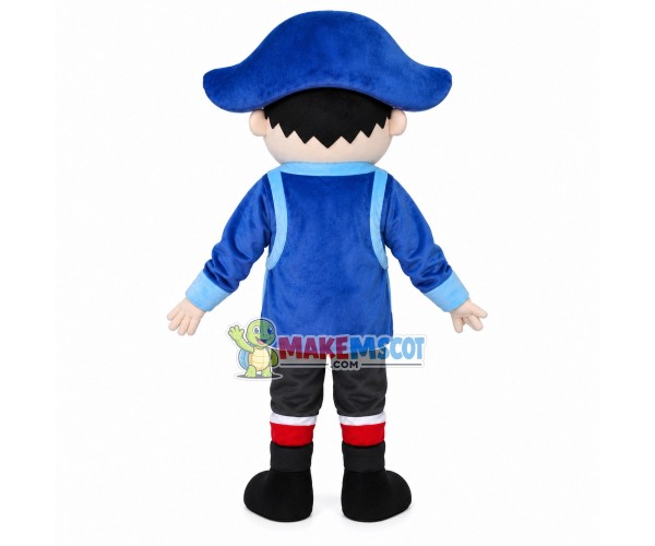 Naughty Boy In the Boat Hat Mascot Costume