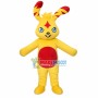 Powerful Yellow Thunderbolt Rabbit Mascot Costume
