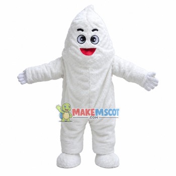 Breathable Pure White Snow Monster Mascot Costume Breathable Pure White Snow Monster Mascot Costume