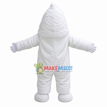 Breathable Pure White Snow Monster Mascot Costume Breathable Pure White Snow Monster Mascot Costume