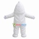 Breathable Pure White Snow Monster Mascot Costume