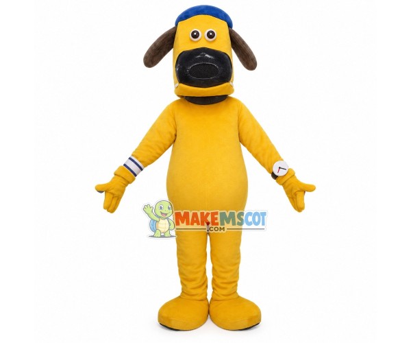 Sensible Brown Domestic Dog Mascot Costume Sensible Brown Domestic Dog Mascot Costume
