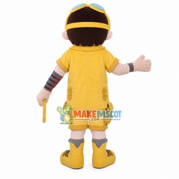 Little Boy On Outdoor Adventure Mascot Costume
