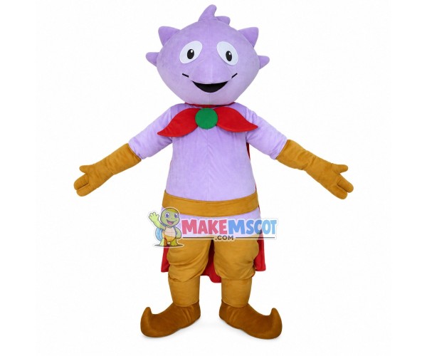 Violet Dragon of Picture Book Museum Mascot Costume Violet Dragon of Picture Book Museum Mascot Costume