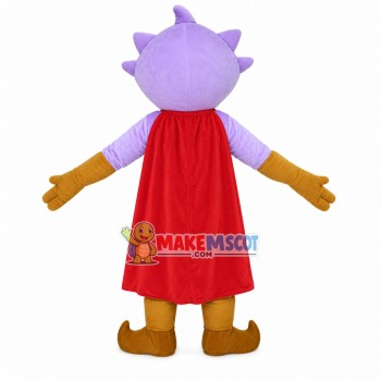 Violet Dragon of Picture Book Museum Mascot Costume Violet Dragon of Picture Book Museum Mascot Costume