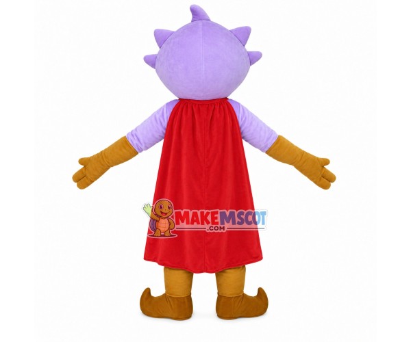 Violet Dragon of Picture Book Museum Mascot Costume Violet Dragon of Picture Book Museum Mascot Costume