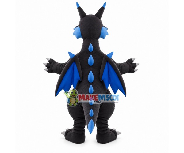 The Threatening Evil Dragon Mascot Costume The Threatening Evil Dragon Mascot Costume
