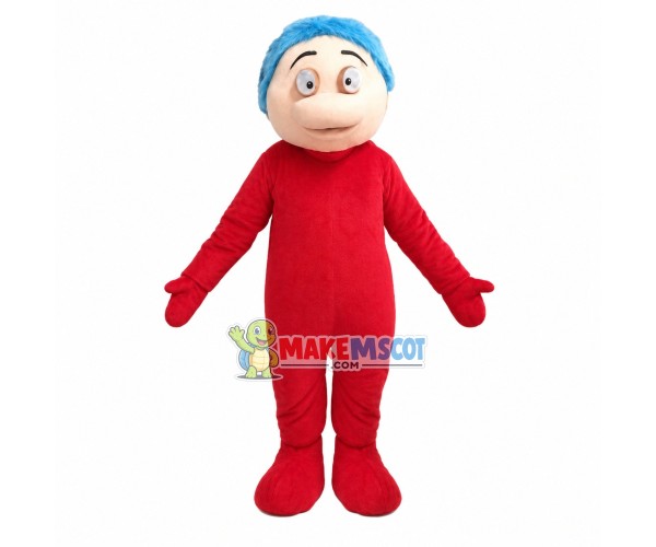 Red Doll With Trademark Mascot Costume Red Doll With Trademark Mascot Costume